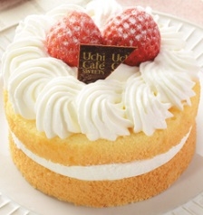 Uchi Cafe’ SWEETS 苺のミニホールケーキ