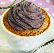 紫芋のクリームほおばるシフォン
