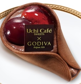 Uchi Cafe’ SWEETS×GODIVA チェリーショコラワッフル